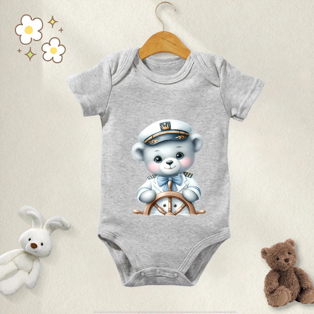 Body Bébé Petit Marin – Onesie Doux 100 % Coton