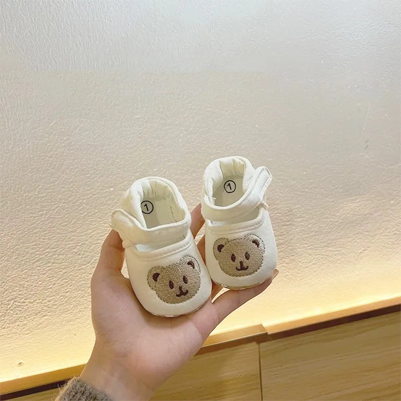 Sandales Bébé Premiers Pas – Semelle Souple & Motifs Animés (0–18 Mois)