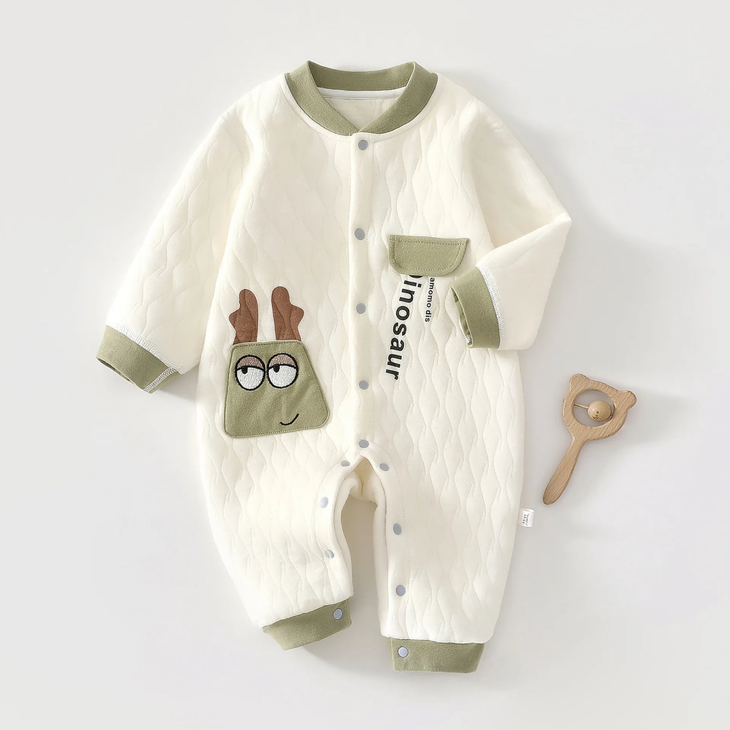 Combinaison Bébé Douillette en Coton – Chaleur & Confort pour Nouveau-né