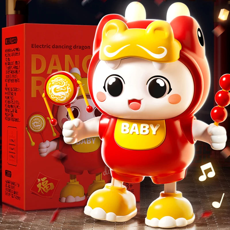 Lapin Musical Interactif pour Enfants – Jouet Sensoriel Lumineux et Éducatif