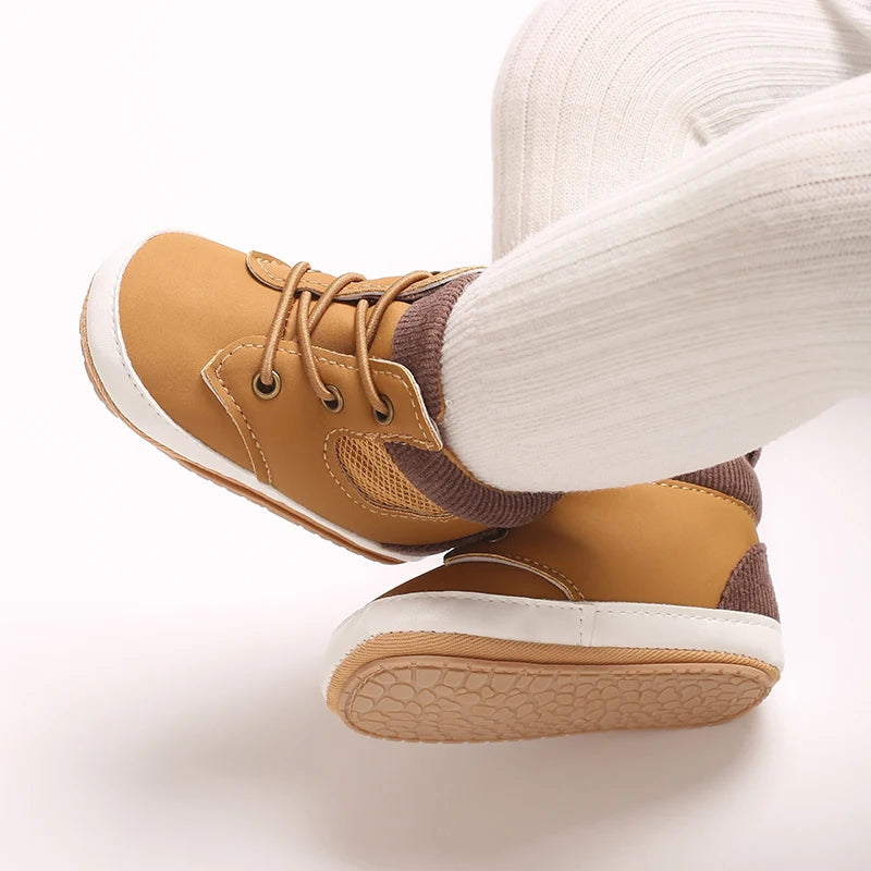 Chaussures montantes bébé antidérapantes – Souples, confortables & stylées