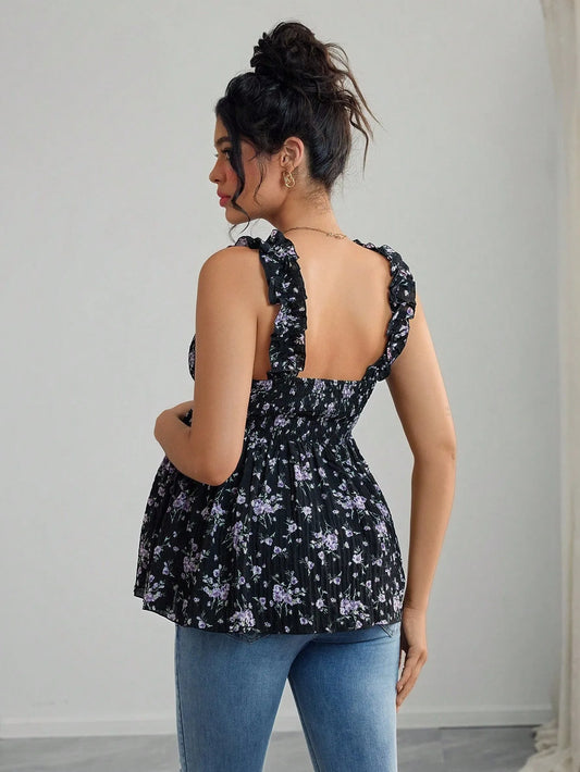 Haut de maternité léger et confortable – Camisole grossesse élégante avec soutien intégré | Collection Maman
