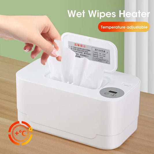 Chauffe-Lingettes Bébé Intelligent avec Écran LED – Distributeur de Lingettes Chauffantes