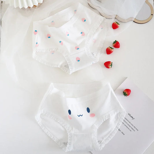 Lot de 2 Culottes Fille en Coton Doux – Confort Petit Trésor