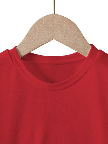 T-shirt fille à nœud imprimé – Haut d’été confortable et respirant (haut uniquement)