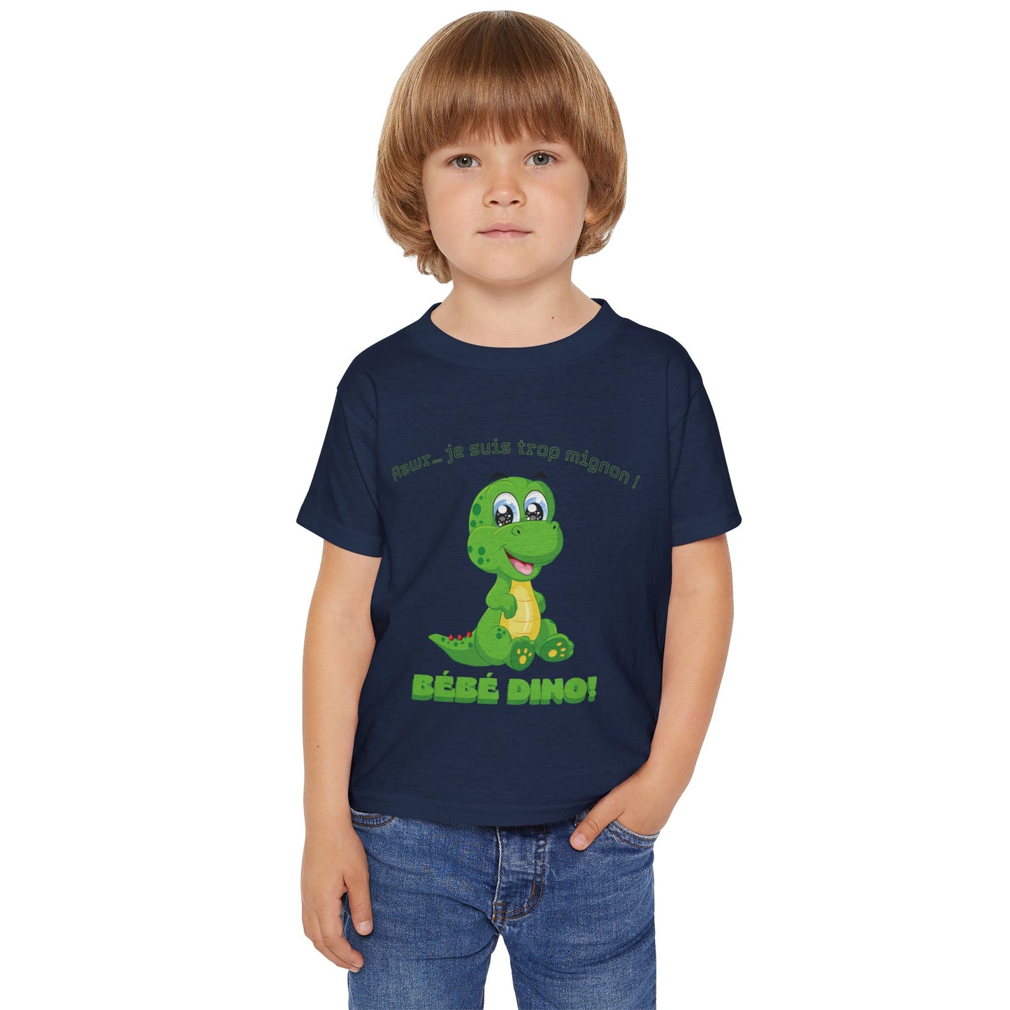 T-shirt épais en coton premium pour tout-petits – Confort & durabilité