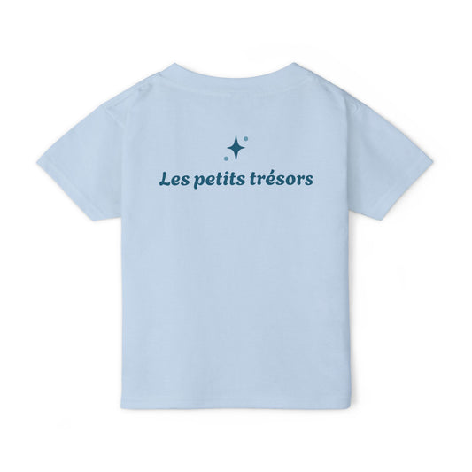 T-shirt pour tout-petits — Bleu Astronaute Ours « Petit trésor d’amour »