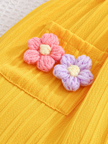 Robe Soleil Fleurie Bébé Fille – Douceur d’Été