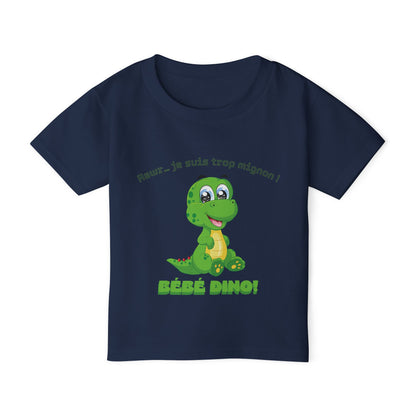 T-shirt épais en coton premium pour tout-petits – Confort & durabilité