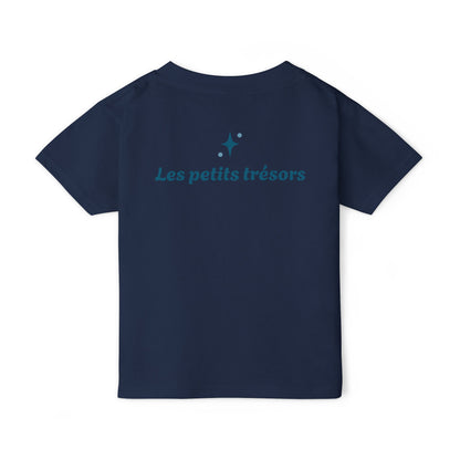 T-shirt pour tout-petits — Bleu Astronaute Ours « Petit trésor d’amour »