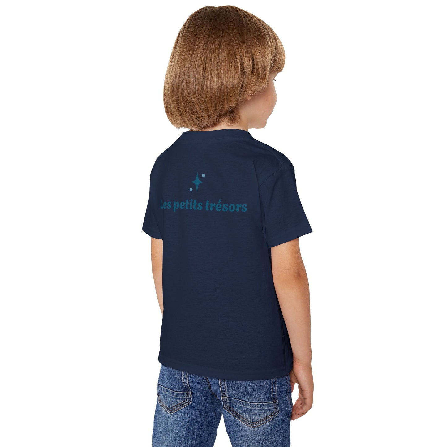 T-shirt pour tout-petits — Bleu Astronaute Ours « Petit trésor d’amour »