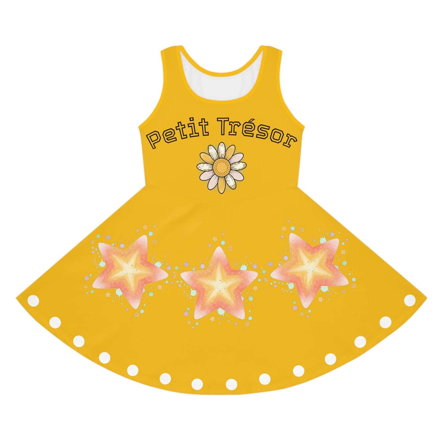 Robe d’été sans manches pour fille – Les Petits Trésors | Légère & élégante