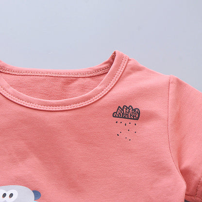 Ensemble Enfant Été – T-shirt à Manches Courtes & Short Confortable