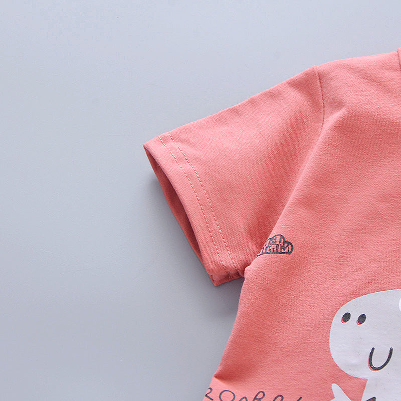 Ensemble Enfant Été – T-shirt à Manches Courtes & Short Confortable