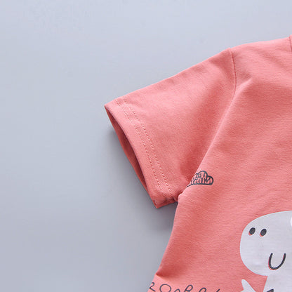 Ensemble Enfant Été – T-shirt à Manches Courtes & Short Confortable