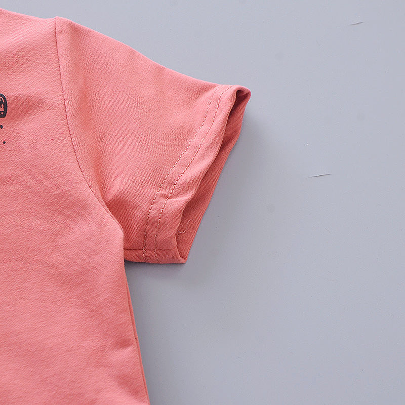 Ensemble Enfant Été – T-shirt à Manches Courtes & Short Confortable