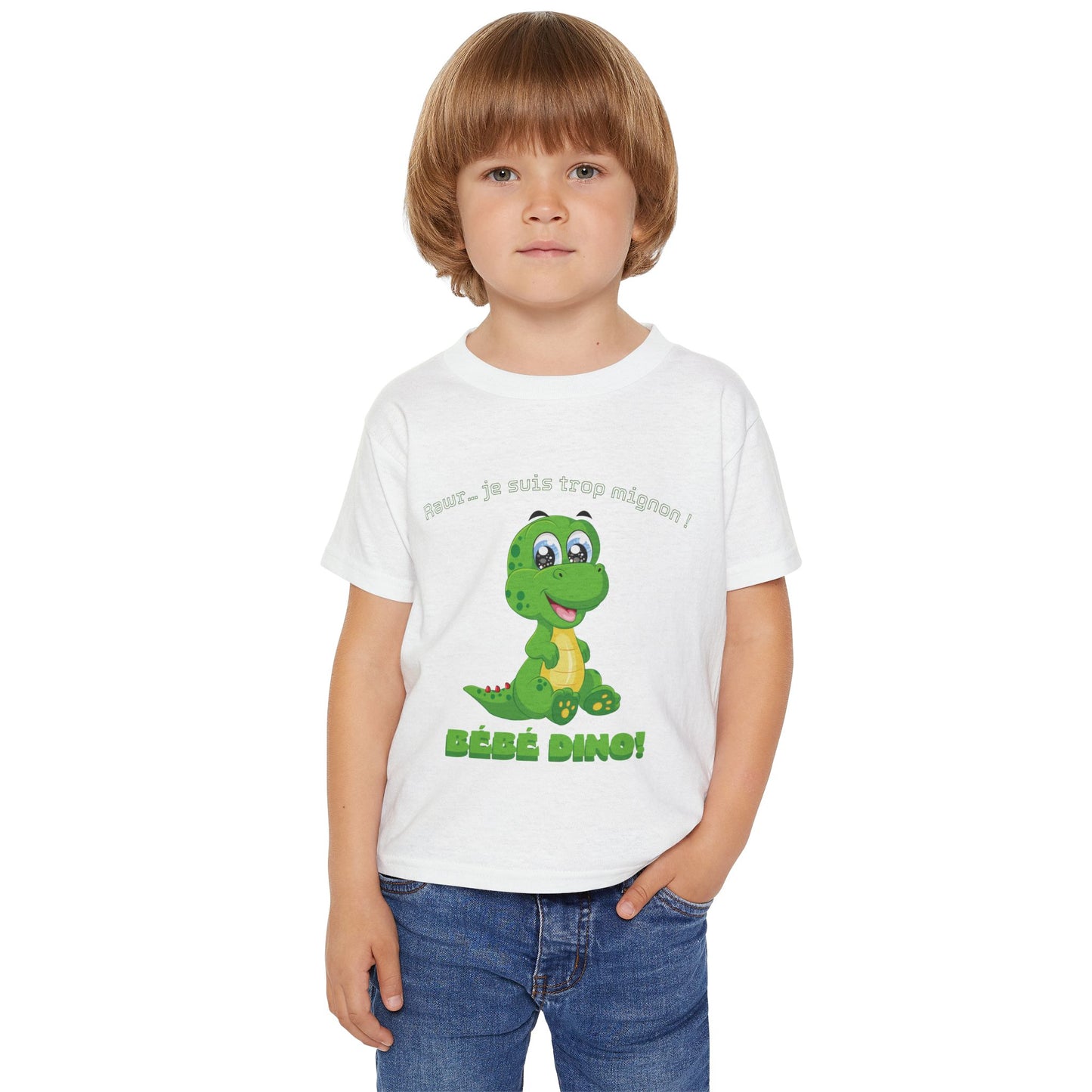 T-shirt épais en coton premium pour tout-petits – Confort & durabilité