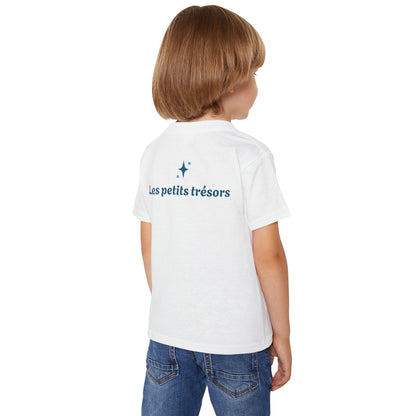 T-shirt pour tout-petits — Bleu Astronaute Ours « Petit trésor d’amour »