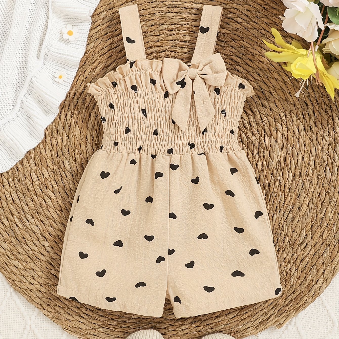 Barboteuse bébé cœur tendre – Collection Doux Câlin