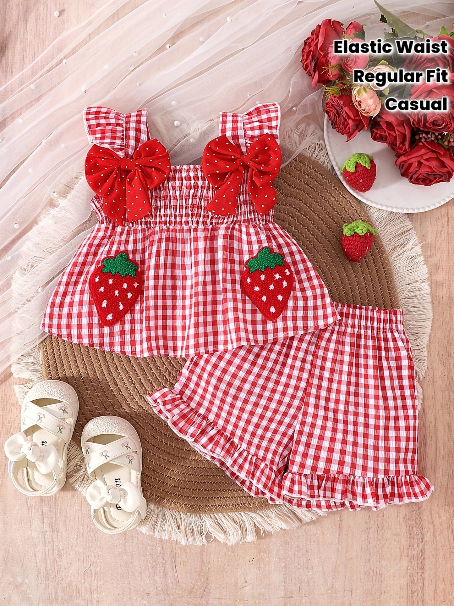Ensemble fraise adorable – Petite Gourmandise d’Été
