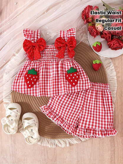 Ensemble fraise adorable – Petite Gourmandise d’Été