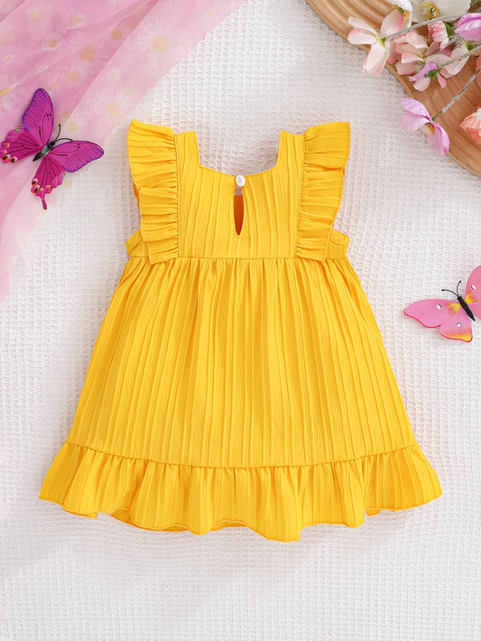 Robe Soleil Fleurie Bébé Fille – Douceur d’Été