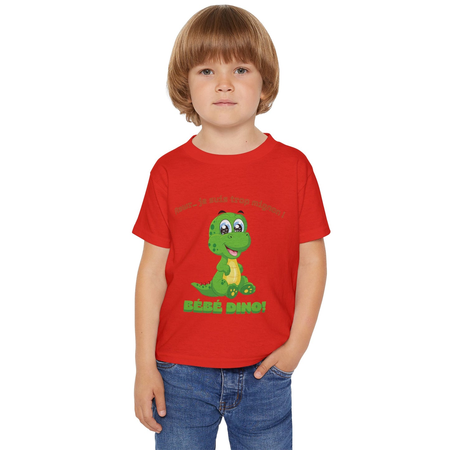 T-shirt épais en coton premium pour tout-petits – Confort & durabilité