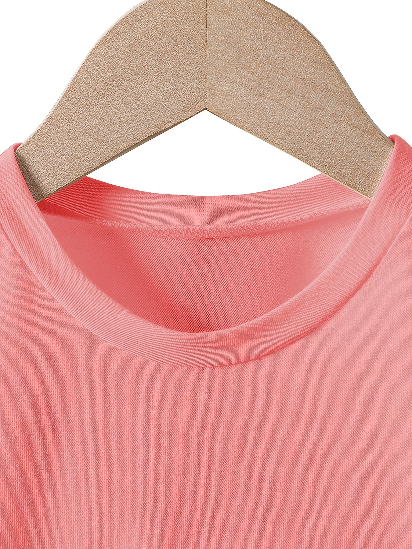 T-shirt fille à nœud imprimé – Haut d’été confortable et respirant (haut uniquement)