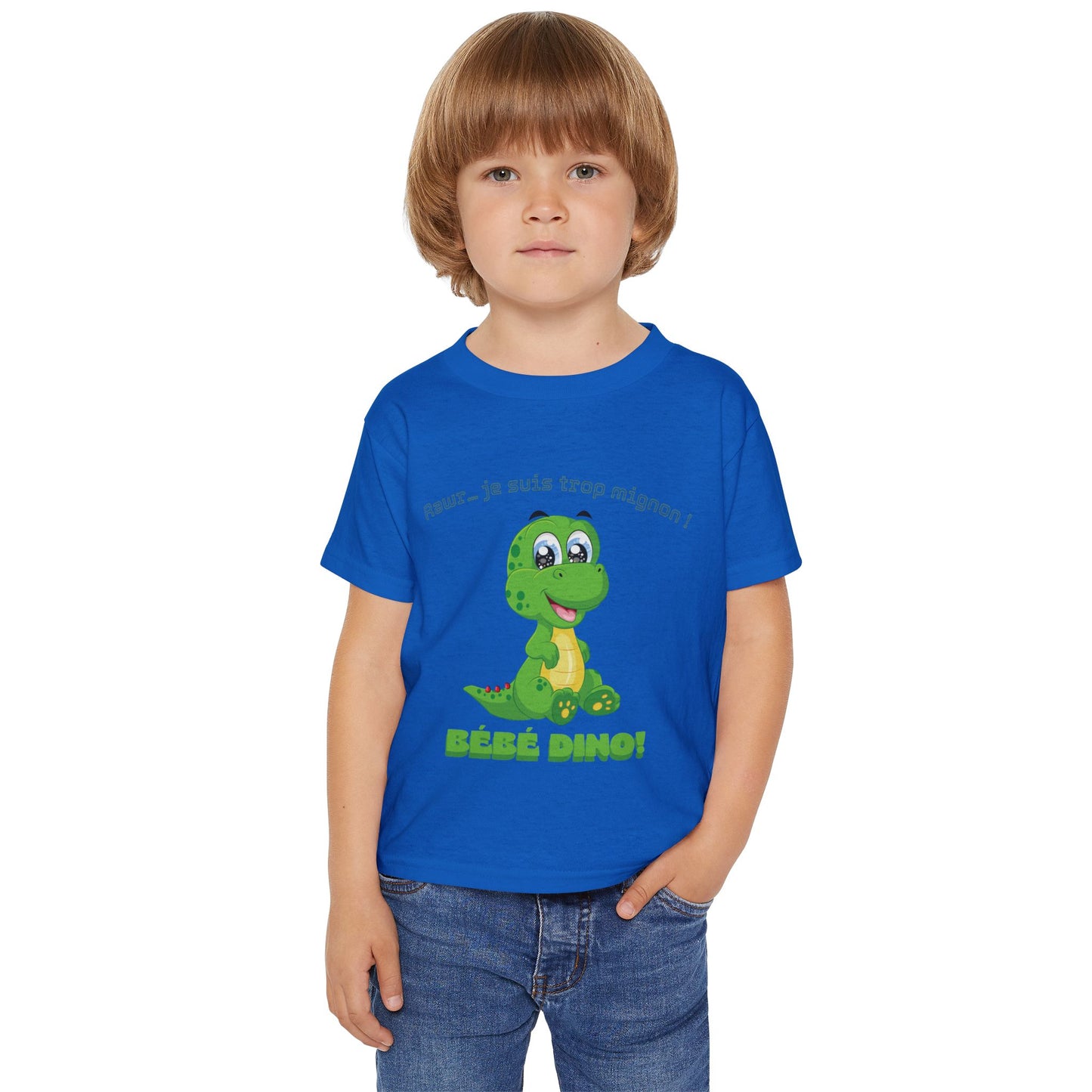 T-shirt épais en coton premium pour tout-petits – Confort & durabilité