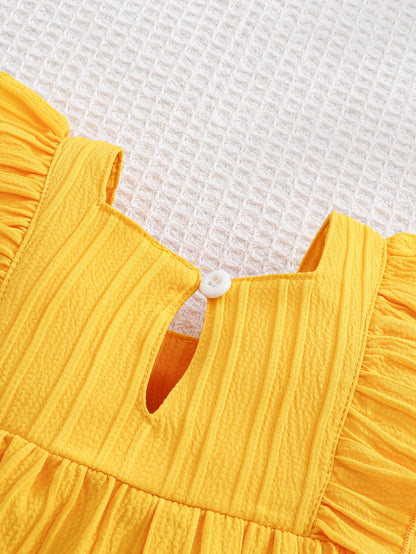 Robe Soleil Fleurie Bébé Fille – Douceur d’Été
