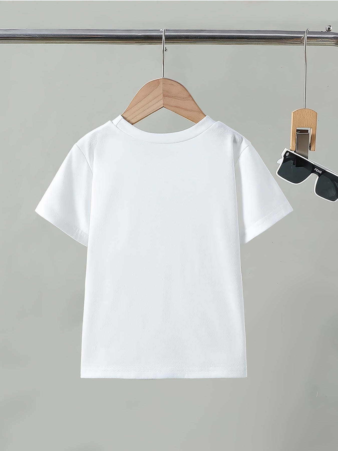 T-shirt fille à nœud imprimé – Haut d’été confortable et respirant (haut uniquement)