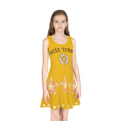 Robe d’été sans manches pour fille – Les Petits Trésors | Légère & élégante