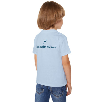T-shirt pour tout-petits — Bleu Astronaute Ours « Petit trésor d’amour »