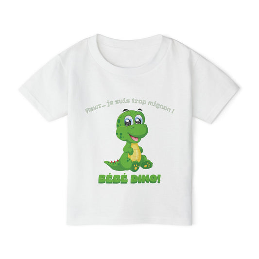 T-shirt épais en coton premium pour tout-petits – Confort & durabilité
