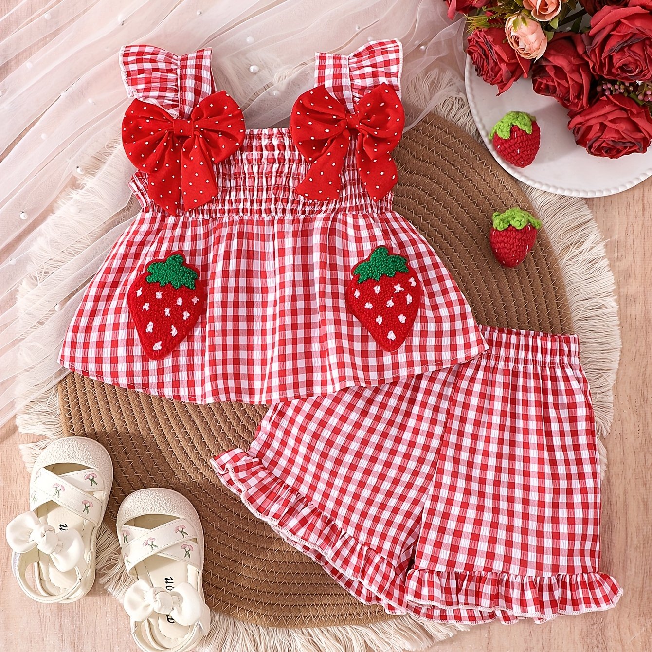 Ensemble fraise adorable – Petite Gourmandise d’Été