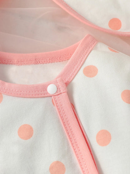 Pyjama Bébé 2 Pièces – Grenouillère + Bonnet Assorti (0–6 mois) | Doux & Confortable