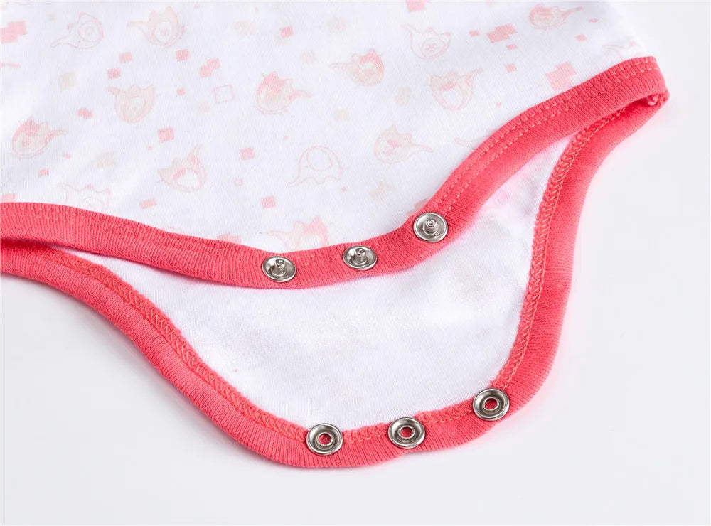 Ensemble Bébé Unisexe – Lot de Bodys en Coton Doux