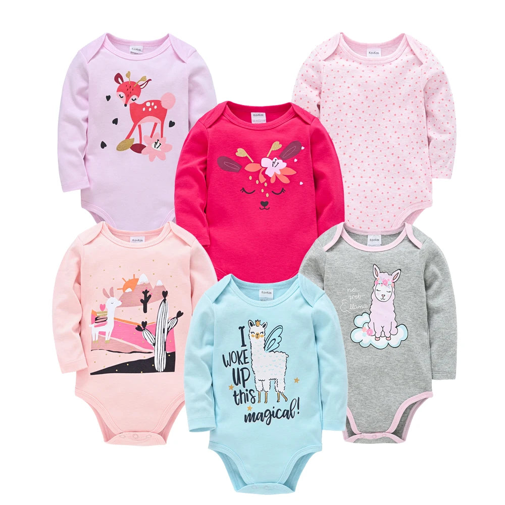 Ensemble Bébé Unisexe – Lot de Bodys en Coton Doux