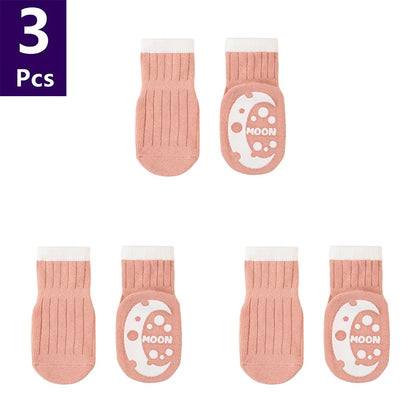 Chaussettes Bébé Antidérapantes – Douces, Sécuritaires & Ultra Mignonnes