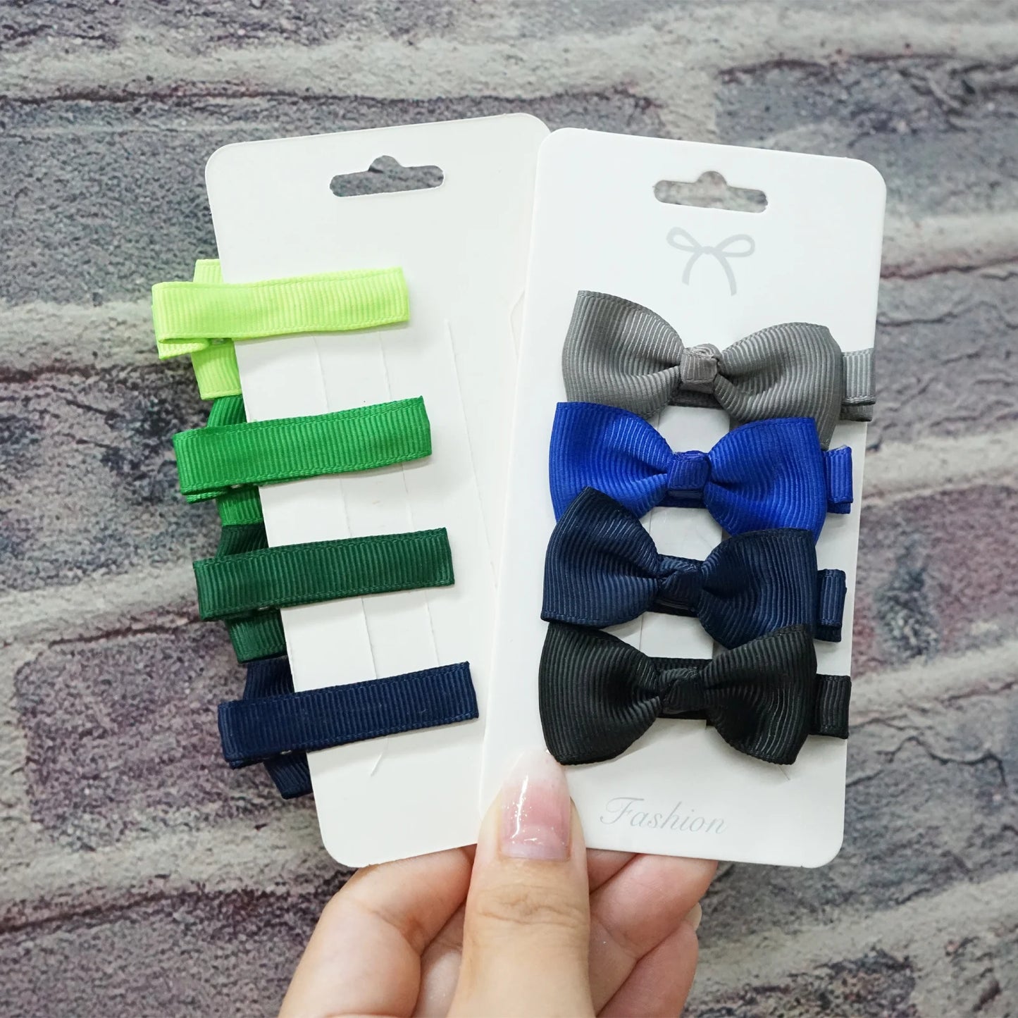 10/20 Pcs Boutique Tiny Baby Bows Grosgrain 2" Hair Bows Non-Slip Full Lined Alligator Clips for Baby Girls Toddlers