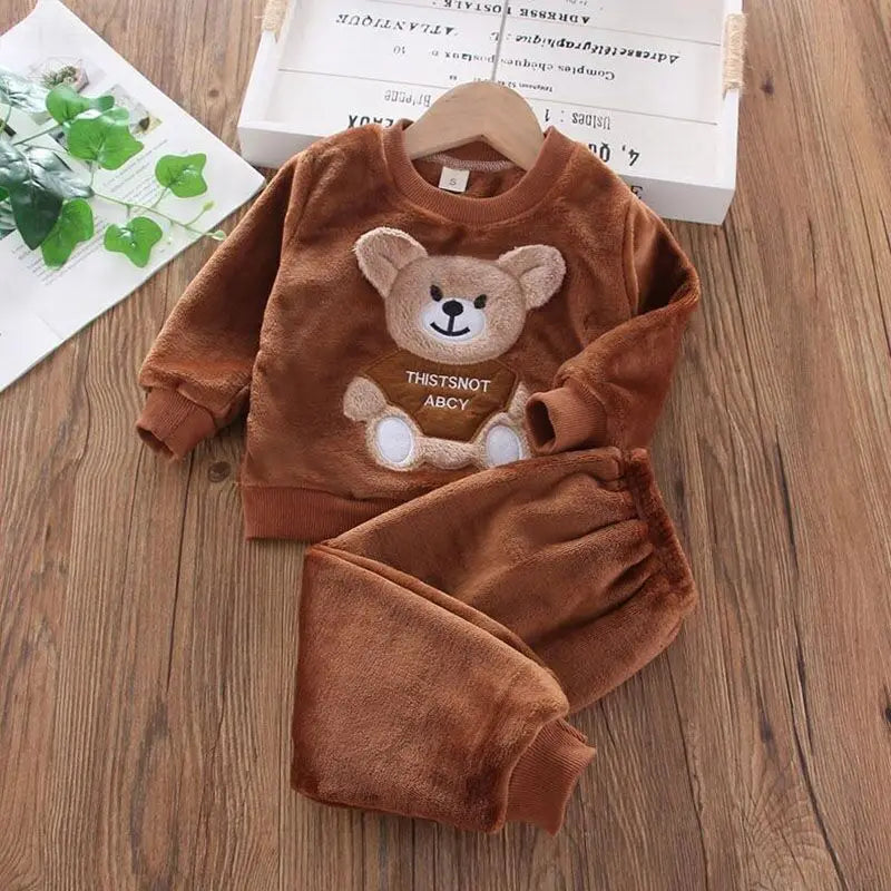 Ensemble Bébé 3 Pièces Douillet – Capuche & Pantalon (Unisexe)