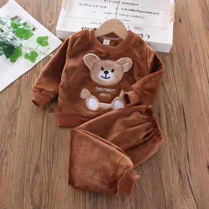 Ensemble Bébé 3 Pièces Douillet – Capuche & Pantalon (Unisexe)