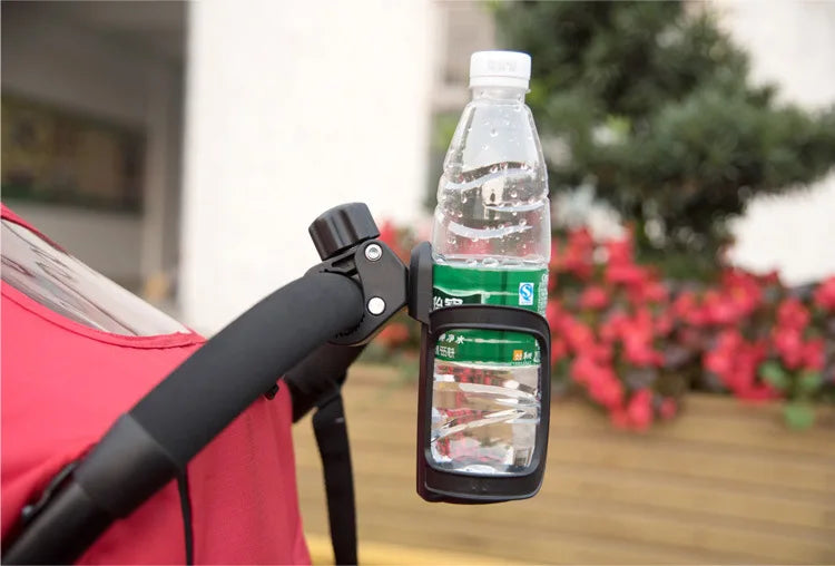 Porte-Gobelet Universel pour Poussette – Support pour Biberon, Bouteille ou Café