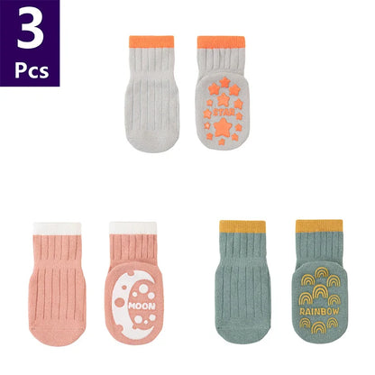 Chaussettes Bébé Antidérapantes – Douces, Sécuritaires & Ultra Mignonnes