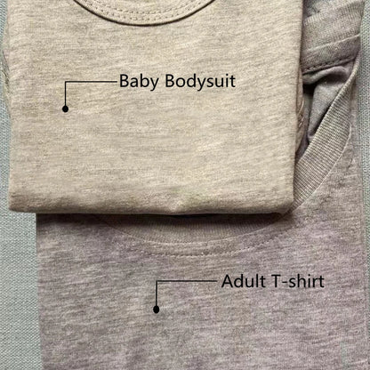 T-Shirt Assorti Père & Enfant – Tenue Famille Matching (Papa & Bébé)