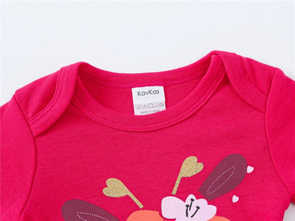Ensemble Bébé Unisexe – Lot de Bodys en Coton Doux