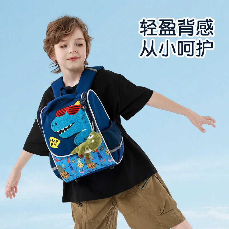Sac à dos scolaire enfant licorne et dinosaure – Léger, ergonomique et imperméable