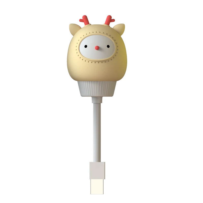USB dessin animé mignon veilleuse avec télécommande bébés chambre décorative alimentation lumière chevet Tabe lampe cadeaux de noël pour les enfants