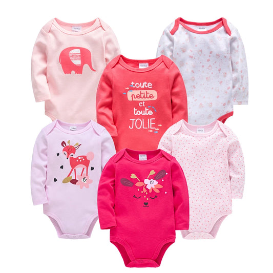 Ensemble Bébé Unisexe – Lot de Bodys en Coton Doux