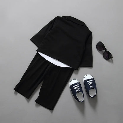 Ensembles de vêtements pour bébé, barboteuse pour garçon, vêtements pour tout-petits, t-shirt, pantalon, ensembles pour bébé